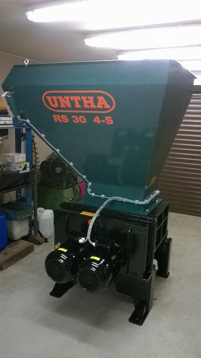 UNTHA RS30 po remoncie